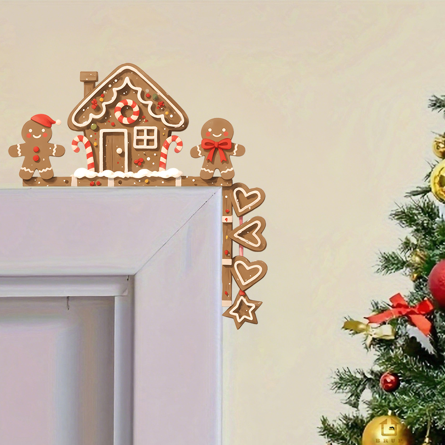 Baby Nursery Stickers - Casa de gengibre & homem natal