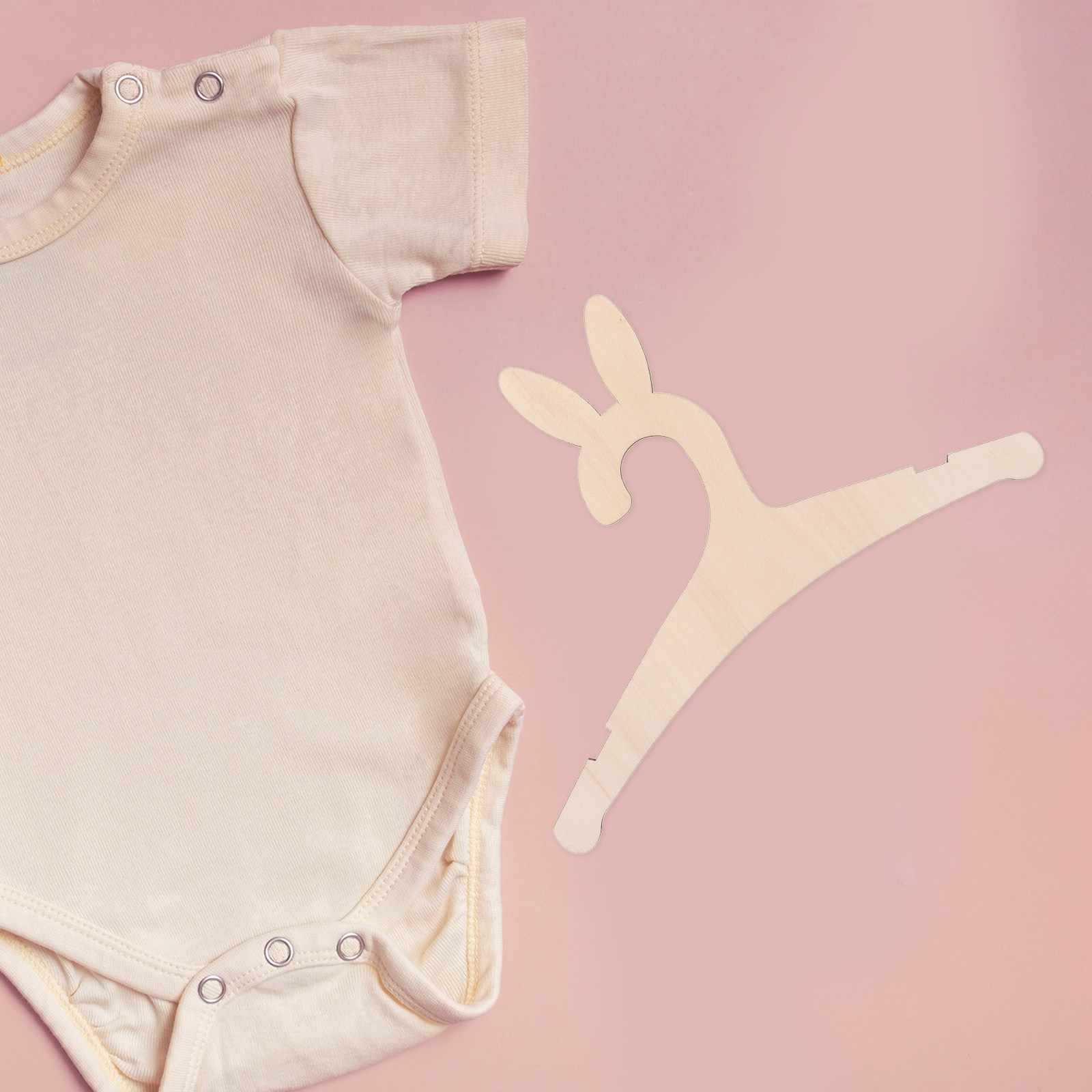 Baby Nursery Room - 5 Peças Cabides de Madeira DIY