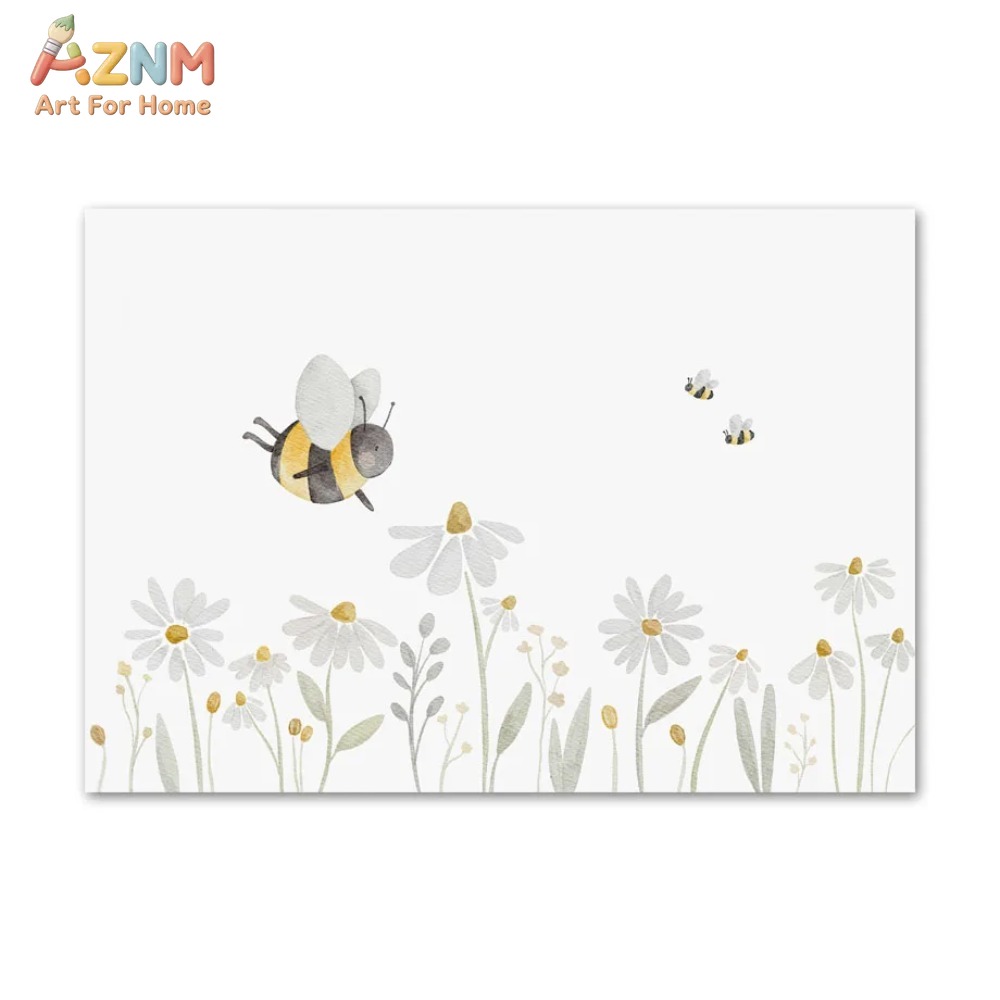 AZNM Pôster de arte em tela co - Baby Nursery Frames avaliação e preço