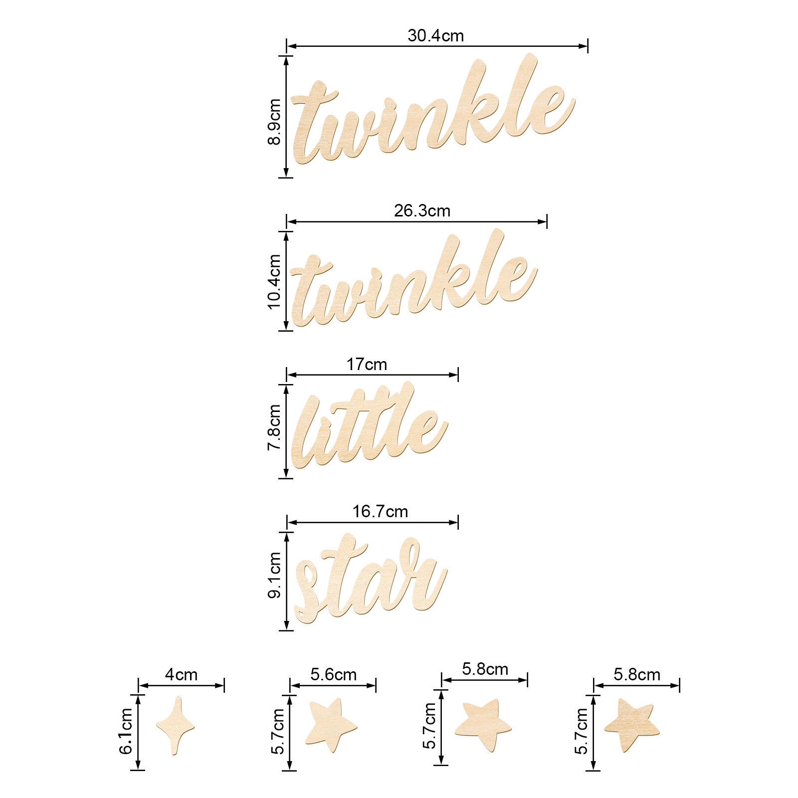 Sinal de madeira Twinkle Twink - Baby Nursery Room avaliação e preço
