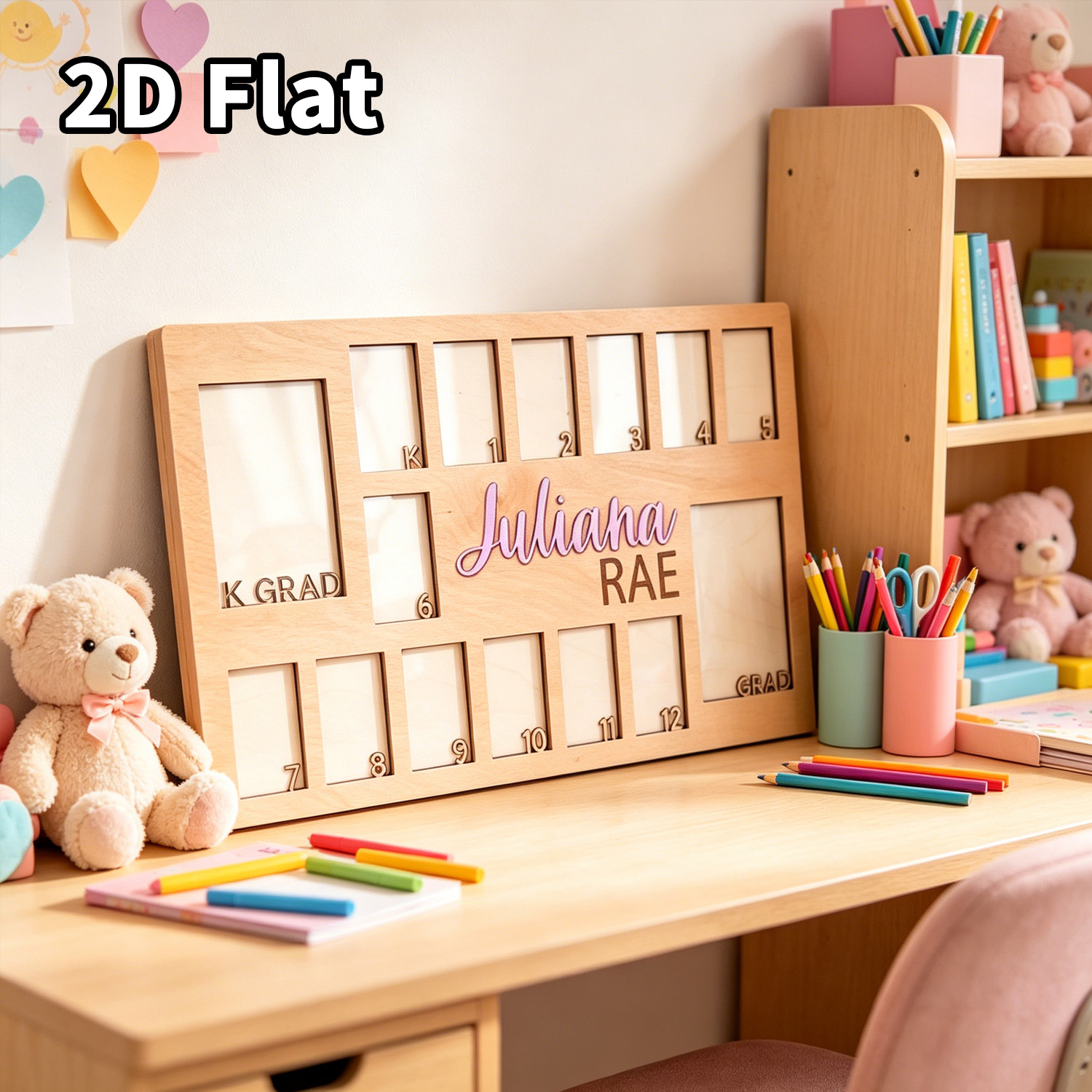 1 Peça Placa de Madeira Person - Baby Nursery Frames avaliação e preço