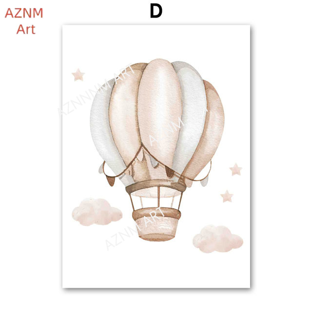 Pôsteres de elefante, balão, a - Baby Nursery Room avaliação e preço