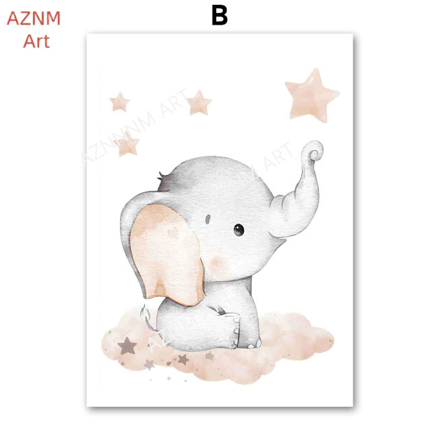 Pôsteres de elefante, balão, a - Baby Nursery Room avaliação e preço