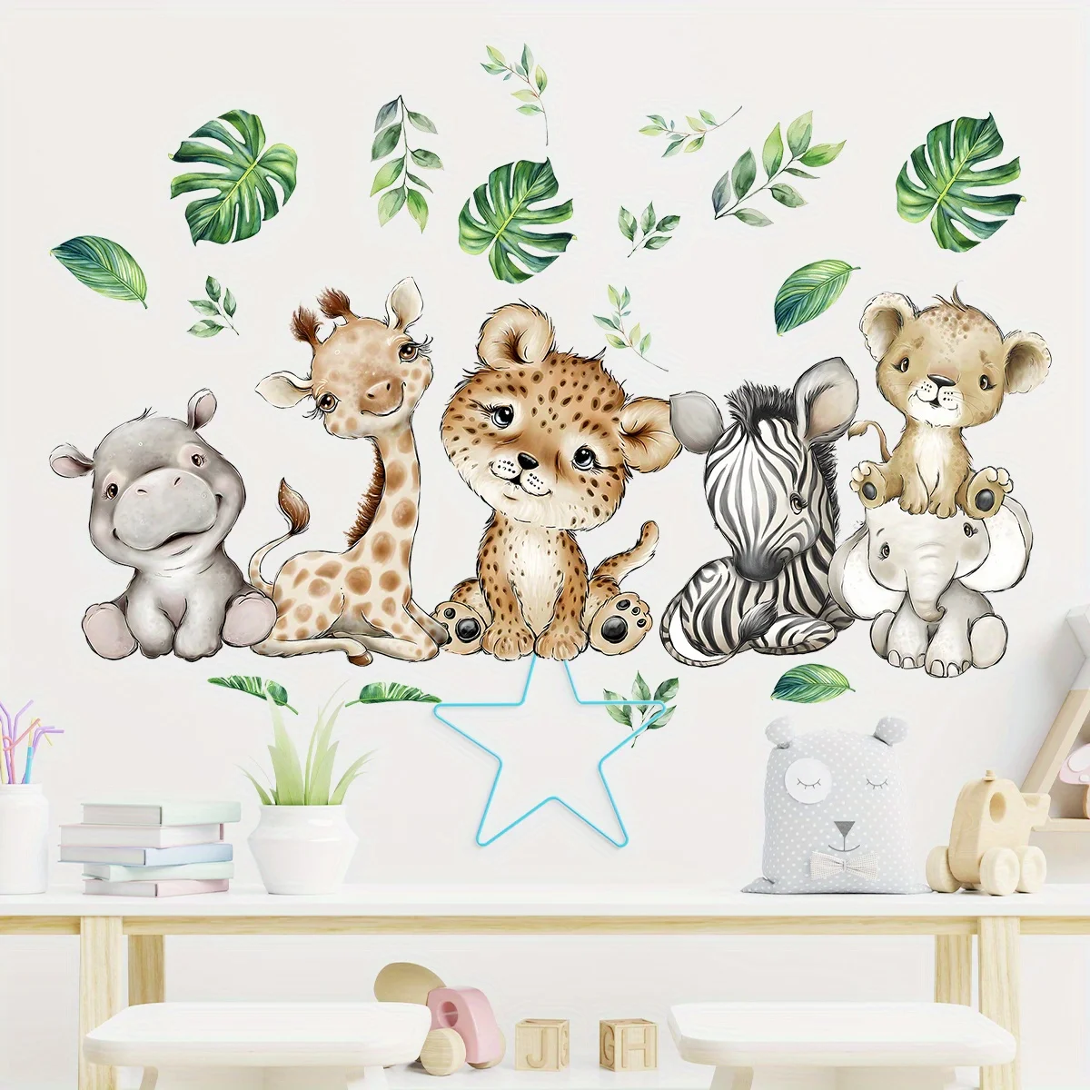 1pc dos desenhos animados boni - Baby Nursery Stickers avaliação e preço