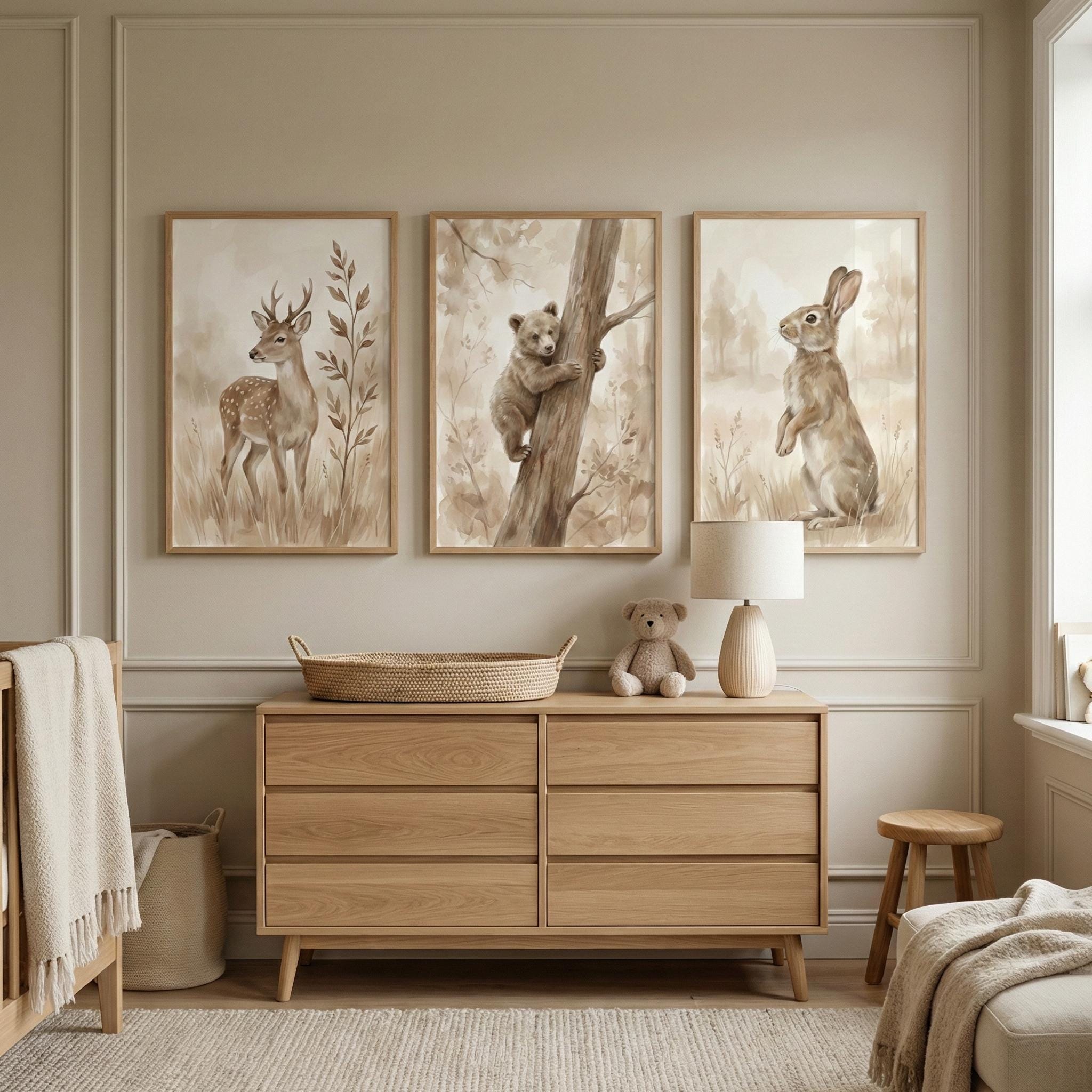 Arte de Parede Neutra com Esta - Baby Nursery Frames avaliação e preço