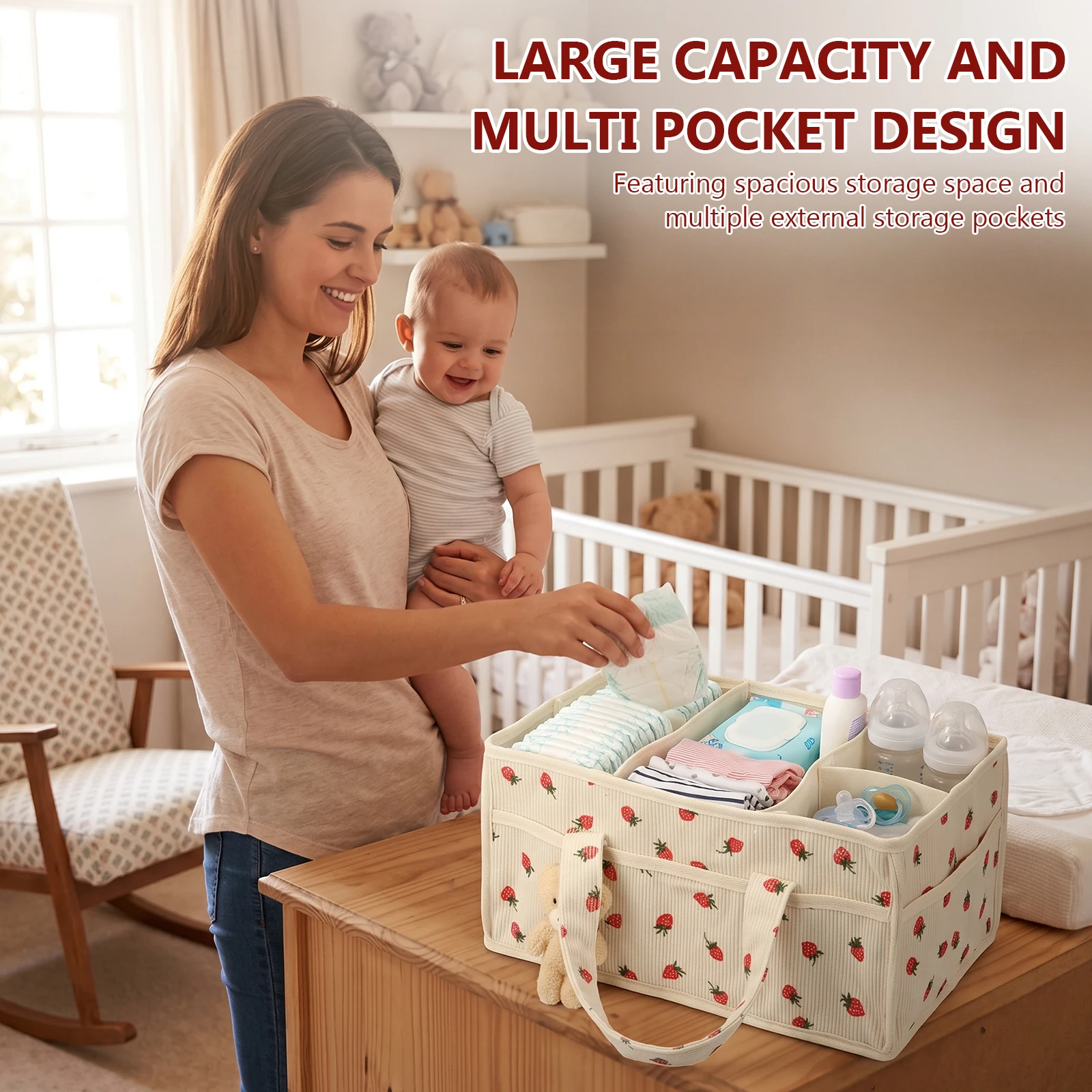 Cesto Organizador Portátil de  - Baby Nursery Organiser avaliação e preço