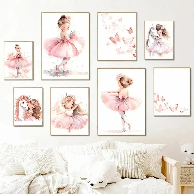 Pôster Decorativo de Menina Ba - Baby Nursery Frames avaliação e preço