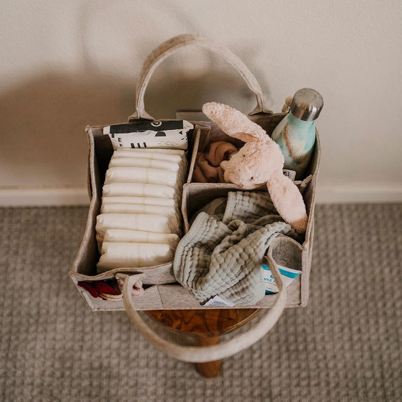 Caddy para fraldas - Caixa de  - Baby Nursery Organiser avaliação e preço