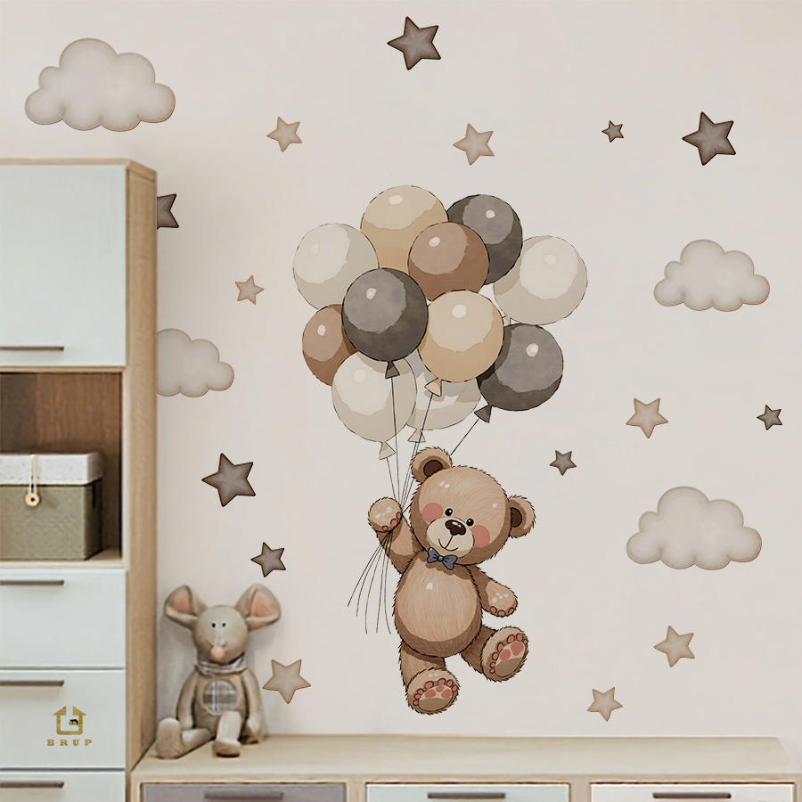 Adoráveis decalques de parede  - Baby Nursery Stickers avaliação e preço