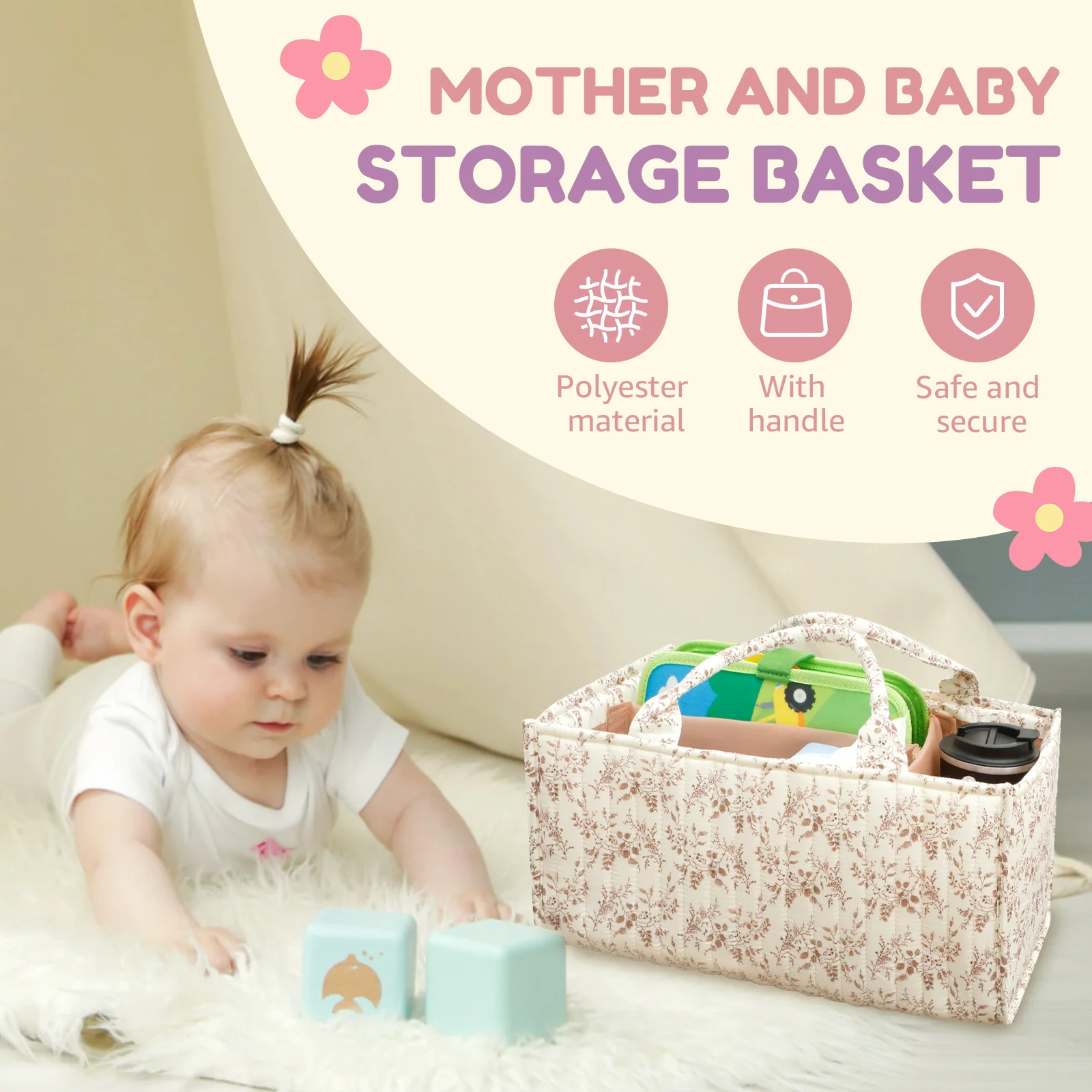 Organizador floral para fralda - Baby Nursery Organiser avaliação e preço