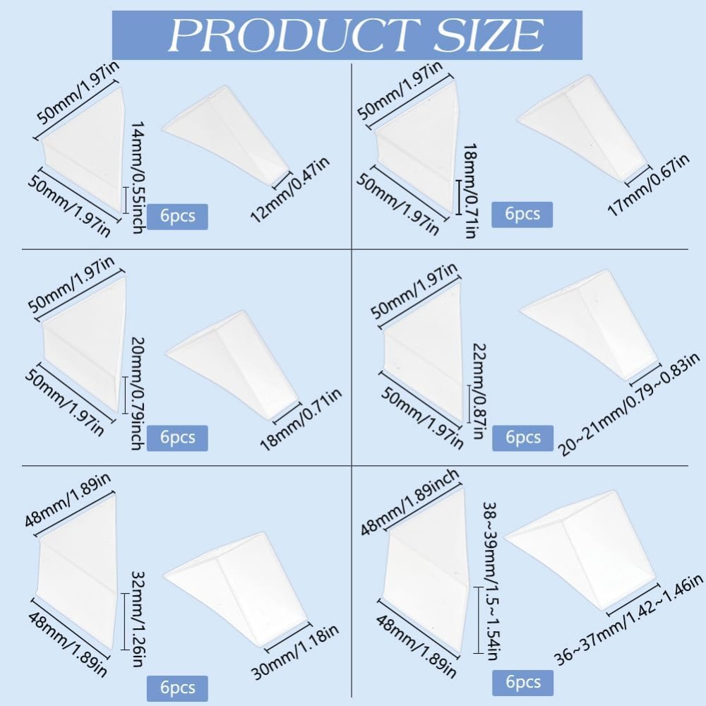36 pçs 6 tamanhos protetor tri - Corner Guard Foam avaliação e preço