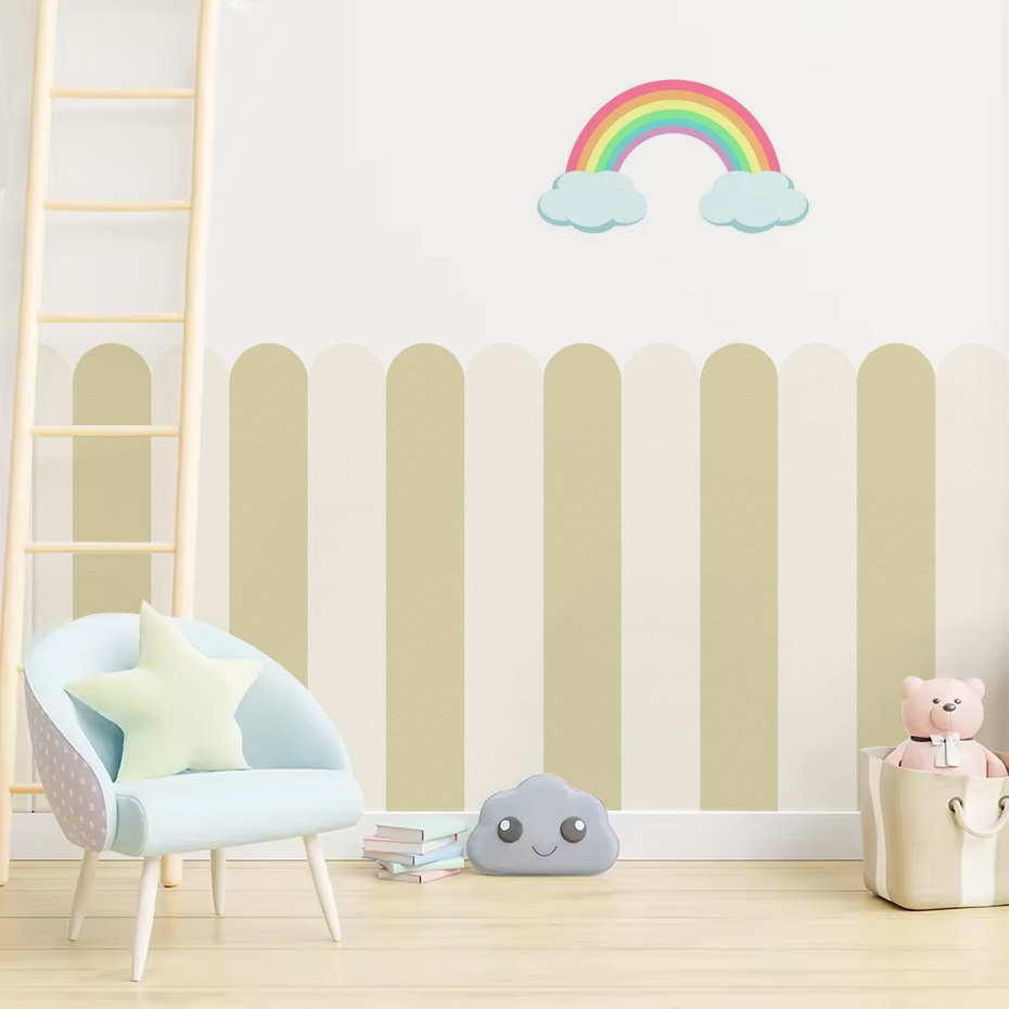 Multicolorido vertical listrad - Baby Nursery Stickers avaliação e preço