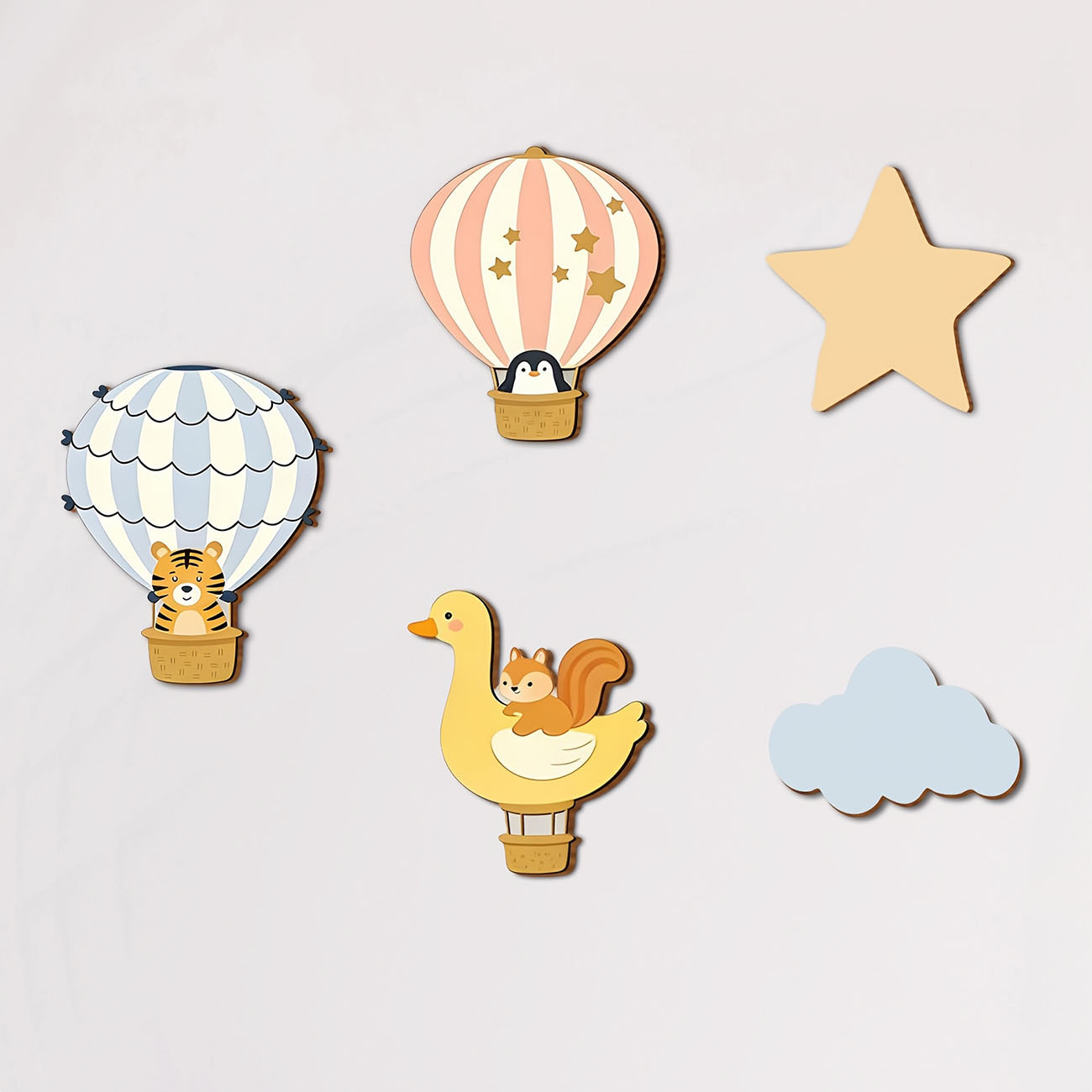 5 Peças de Adesivos de Parede  - Baby Nursery Stickers avaliação e preço