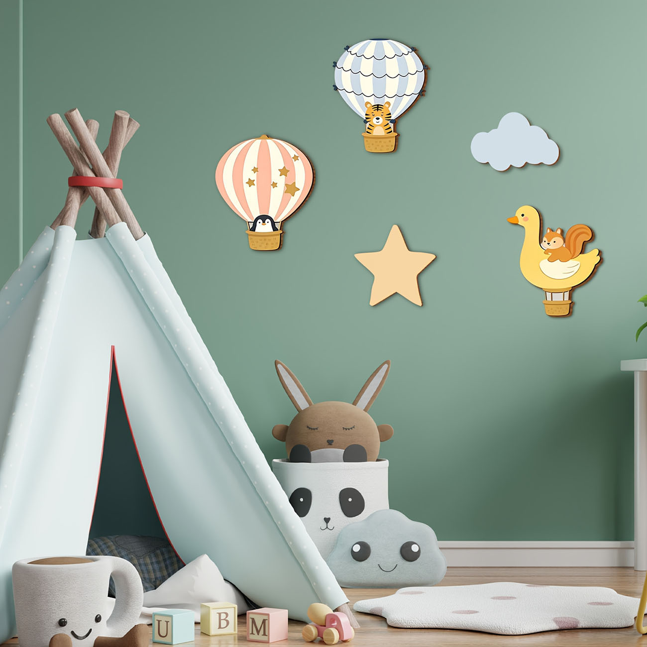 5 Peças de Adesivos de Parede  - Baby Nursery Stickers avaliação e preço