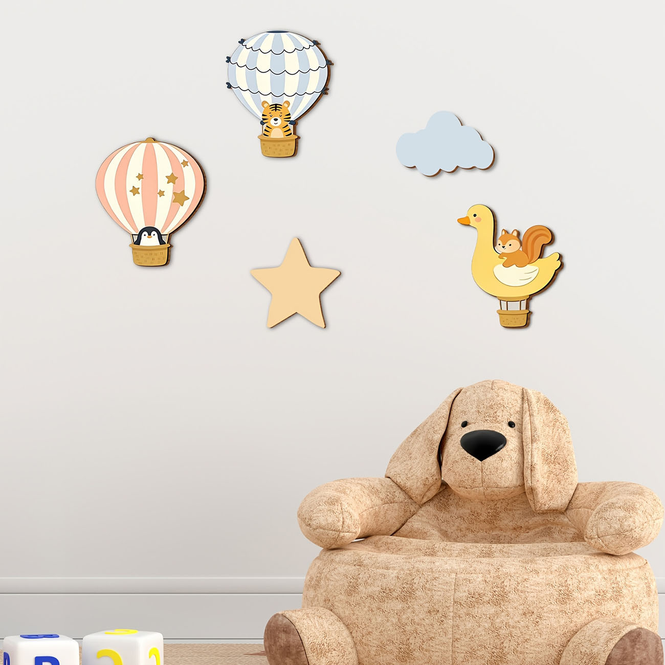 5 Peças de Adesivos de Parede  - Baby Nursery Stickers avaliação e preço