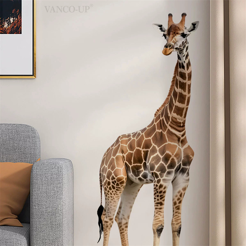 Adesivo grande de girafa, anim - Baby Nursery Stickers avaliação e preço
